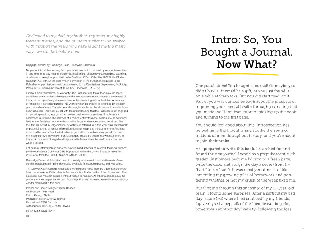 Mental Health Journal for Men: Creative Prompts, Practices, and Exercises to Bolster Wellness