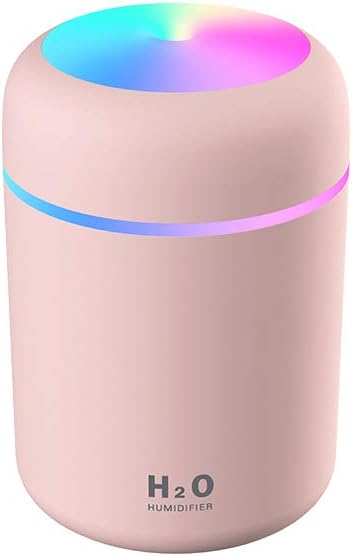 Colorful Cool Mini Humidifier, Essential Oil Diffuser, Aroma Essential USB Personal Desktop Humidifier for Car, Office Room, Bedroom Etc,2