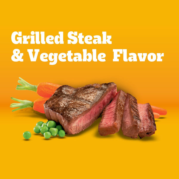 Pedigree Complete Nutrition Adult Dry Dog Food, Grilled Steak & Vegetable Flavor, 18 Lb. Bag