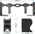 Olebes Adjustable Book Ends, Metal Non Skid Expandable Bookcase Bookend Stand Holder Book Storage Rack, Heavy Duty bookends for Shelf, Office