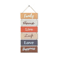 Hanging Wall DÃÂ©cor Sign - Welcome Vertical Wall Art Decorations, Rustic Home Accessories for Living Room, Bedroom, Family, Dining, and Kitchen,
