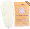 Bare Botanics 4 Pack Lavender Exfoliating Gloves for Shower | 100% Nylon Fibers | Exfoliating Bath Gloves for Shower Exfoliating | Shower Gloves &