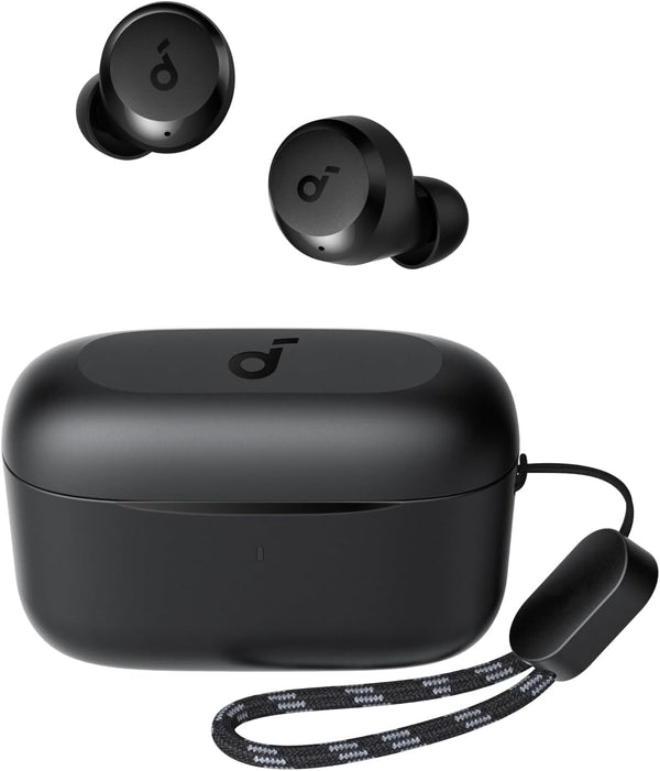 Soundcore by Anker A20I True Wireless Earbuds, Bluetooth 5.3, App, Customized Sound, 28H Long Playtime, Water-Resistant, 2 Mics for AI Clear