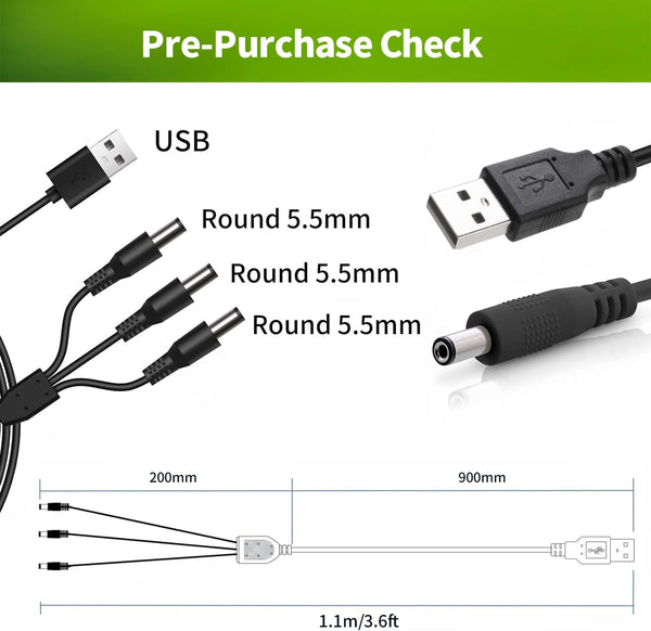 Fit for PatPet, Bousnic, Mini Educator, Petrainer, TBI Pro, Petspy Barking Collar, 12-in-1 Training Collar USB Charging Cable Cord, Dog Shock