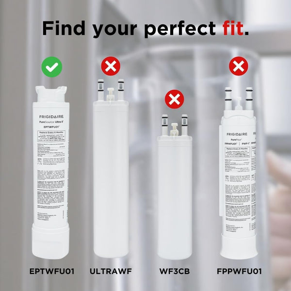 FRIGIDAIRE EPTWFU01 PureSource Ultra II Refrigerator Water Filter, 1 Count, White 1 Pack