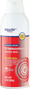 MUHU Equate Maximum Strength Anti-Itch Continuous Spray, 4.0 Oz, 4 Ounce (Pack of 1)