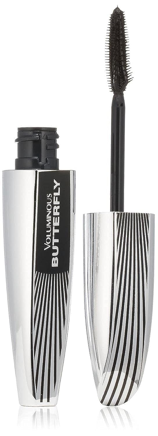 L'Oreal Paris Voluminous Butterfly Mascara, Washable, Blackest Black, 0.22 Fl. O