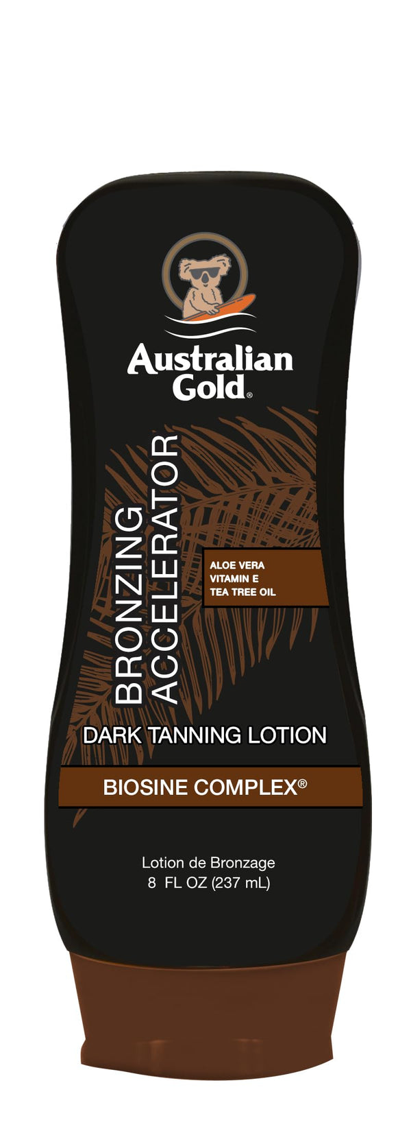 Australian Gold Dark Tanning Accelerator Lotion With Bronzer, 8 Ounce, New Package Same Formula, B003GX5SSC 8 Ounce (Pack of 1)