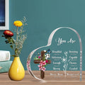 JUNQIU Christian Gifts For Women, Religious Gifts, Hearts Christian Plaques | Inspirational Gifts For Women, Bible Verse, Biblical, Cross, Faith,