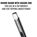 Drill America 1/4"-20 High Speed Steel Tin Coated 2 Flute Spiral Pointed Tap, T/A Series