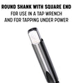 Drill America 1/2"-20 High Speed Steel 3 Flute Spiral Point Tap, T/A Series 1/2"-20 Pack of 1