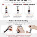 Zeerkeer Acupuncture Pen 3-In-1 Electronic Acupuncture Pen for Pain Relief, Powerful Meridian Energy Pulse Massage Pen, Includes Massaging Gel