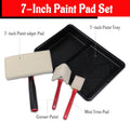 7-Pack Paint Edger Replacement Pads | Pad Refills for Paint Trimming Tools | Edge Painting Tool Pads for Walls 4PCS Paint Edger Tool Kit(7inch)