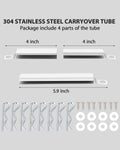 Universal 304 Stainless Steel Carryover Tube for Charbroil 4 Burner Grills