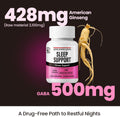 JUNG KWAN JANG Sleep Support GABA Complex 500mg with American Ginseng - Sleep Aid Supplement for Meditation Support, Better Sleep, and Increased