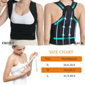 WEEOATAR Upper Back Support Posture Corrector Strap Posture Trainer, Breathable, Easy to Wear with Magic Sticker Back Brace to Improve Posture for