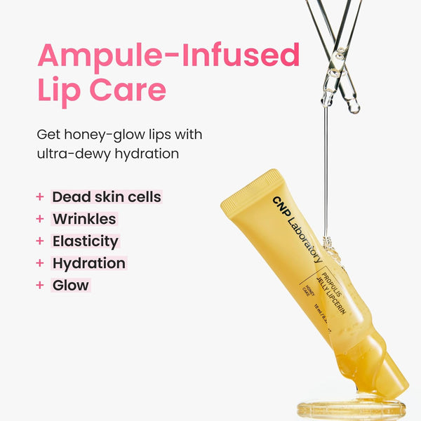 CNP Propolis Jelly Tinted Lipcerin™ - 02 Pink Donut, Hydrating Lip Balm & Gloss with Manuka Honey + Hyaluronic Acid, Stocking Stuffers, Gifts for