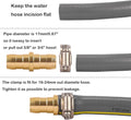 2 Pack Garden Hose Connector Repair Mender Kit with Stainless Clamp,Fits 3/4"-5/8" Water Hose Repair Fitting | Fits 3/4"-5/8" Water Hose Repair