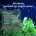 hygger Aquarium Programmable LED Light, for 18~24in Long Full Spectrum Plant Fish Tank Light with LCD Setting Display, 7 Colors, Sunrise Sunset