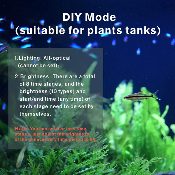 hygger Aquarium Programmable LED Light, for 18~24in Long Full Spectrum Plant Fish Tank Light with LCD Setting Display, 7 Colors, Sunrise Sunset