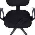 Smiry Office Computer Chair Seat Covers for Desk, Anti-dust Protector Chair Seat Cover Black