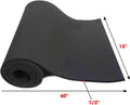 Dualplex Neoprene Sponge Foam Rubber Sheet 15x60 Inches x 1/2" Thick, Perfect Cosplay Roll Padding, DIY Project Sheet - Easy Cut Non-Adhesive