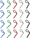 50 Pieces 90-Degree Angle Body Clips Bent Springy Pins & RC Car Clip Pin Steel Wires for 1/8 1/10 1/12 Scale RC Model Cars Universal Vehicle Clips