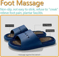 Acupressure Massage Slippers Acupressure Foot Massager Shoes Reflexology Sandals Gift for Men Women Reduce Feet Neuropathy Pain Relief and Tension