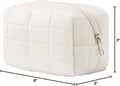 Makeup Cosmetic Bag Small Checkered Pouch Make up Purse Bag Y2K Accessories