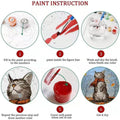 Eiazuiks Paint by Number for Adults. Christmas Paint by Numbers for Adults Beginner Drawing Paintwork with 3 Paintbrushes Paint Canvas Oil