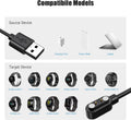 2-Pack 3.3-Feet Smart Watch Charger for Letsfit Willful YAMAY VeryFitPro 3-Ft 2pcs
