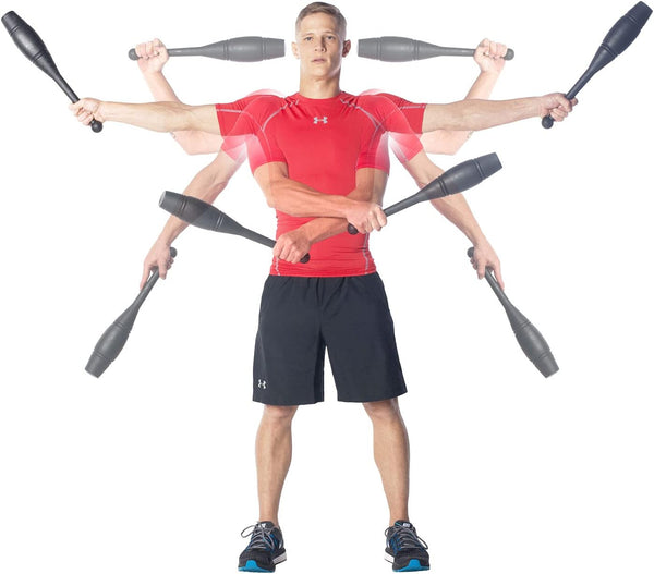 Indian Clubs - 1Lb, 2Lb and 3Lbs Pairs by Ultimate Body Press