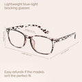 MIGSIR Blue Light Blocking Glasses for Computer Gaming, Fashion Fake anti Eye Strain Eyeglasses for Women Men