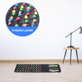 NOLITOY Foot Massage Mat, Pressure Point Massage Pad Reflexology Walk Stone Road anti Fatigue Standing Mat for Office Workers Students Elderly