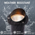 LED Low Voltage Landscape Light,12-24V AC/DC Shielded In-Ground Light IP67 Waterproof 3000K Paver Well for Pathway (2 Pack)