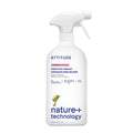 ATTITUDE Bathroom Cleaner Spray, EWG Verified, Plant-Based & Vegan, Safe for Bathroom Surfaces, Tiles, Tubs, Shower Walls, and Grout, Unscented,