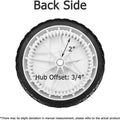 119-0311 Front Wheels for Toro 22" Recycler Mower, 137-4832 Drive Wheels Compatible with Toro 20330 20331 20339 20371 Self Propelled Mower FWD