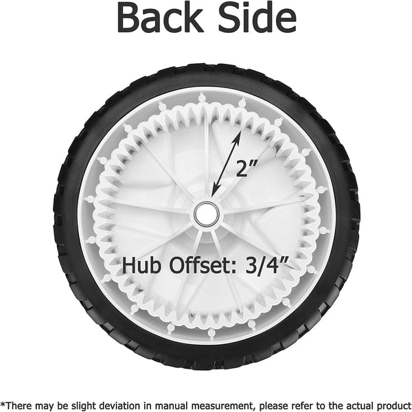 119-0311 Front Wheels for Toro 22" Recycler Mower, 137-4832 Drive Wheels Compatible with Toro 20330 20331 20339 20371 Self Propelled Mower FWD