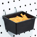 Pegboard Hooks with Bins, Peg Locks, for Organizing Various Tools, 117 PCS, 60 of Which are Locks 117PCS