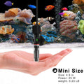 PULACO 25Watt Mini Aquarium Submersible Betta Heater with Free Thermometer Strip for 1-6 Gallon Fish Tanks (Preset Temperature 78℉)