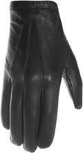 Harssidanzar Mens Thin Unlined Leather Police Duty Gloves GM031