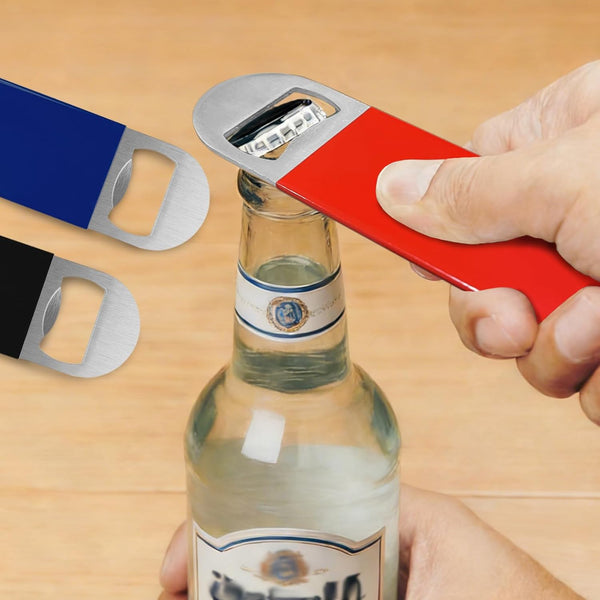 KTOJOY 3 Pack Bottle Openers,Beer Bottle Openers, Speed Openers, Stainless Steel Flat Bottle Opener with Exquisite Packaging, for Kitchen, Bar or