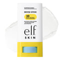 e.l.f. SKIN Suntouchable Invisi-Stick Face Sunscreen SPF 50, Clear, Lightweight with Sunflower Seed Oil, Vegan & Cruelty-Free 0.63 Ounce (Pack of 1)
