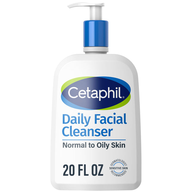 Cetaphil Face Wash, Daily Facial Cleanser for Sensitive, Combination to Oily Ski