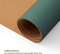 Cork Desk Mat - Dual-Sided Desk Pad for Office and Home - Desk Organization and Accessories - Ideal for Large Mouse Pad and Desk Mats on Top of