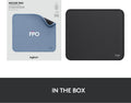 Logitech Studio Series Small Mouse Pad, Anti-Slip 9x8 Inches, Graphite