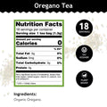 Buddha Teas - Organic Oregano Tea - Herbal Tea - for Health & Wellbeing - with Antioxidants & Minerals - Clean Ingredients - Caffeine Free - OU
