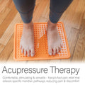 Kanjo FSA HSA Eligible Acupressure Foot Pain Relief Mat | Pressure Point Foot Massager for Plantar Fasciitis, Heel Pain & Arch Pain Relief | for