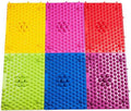 2Pcs Foot Massage Mat Acupressure Reflexology Pad for Heel Arch and Toe Relief Durable Foot Massager Tool for Home Office and Relaxation Rose Red