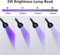UV Nail Lamp - UV Light for Gel Nails, Flash Cure Lamp, LED Gooseneck Flash Cure Lamp for Nails, Manicure Dryer Black Light with Clamp, 365+395nm